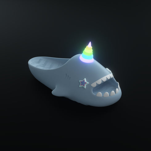 Sharkicks Pro - Unicornio, Ojos de Estrella Azul